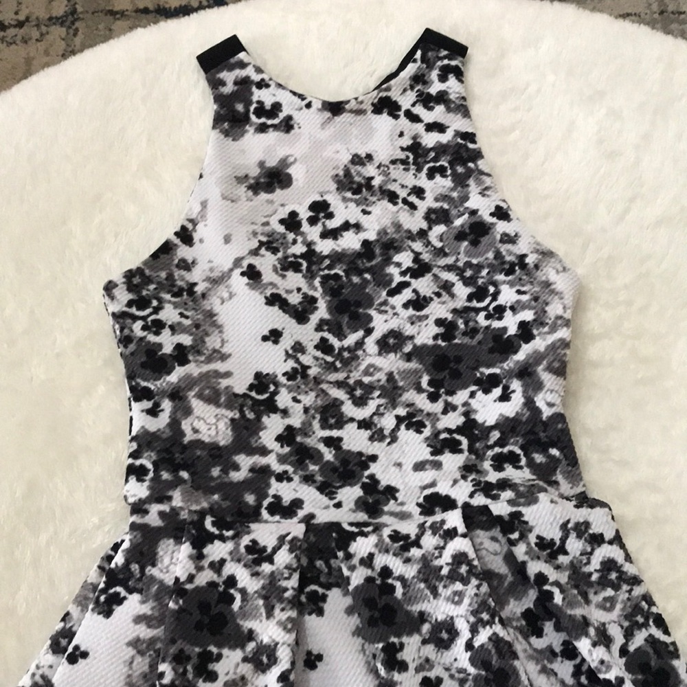 Black and white dress